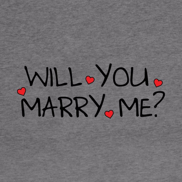 Will You Marry Me? -  Bright Color Shirt Proposal by Sassify